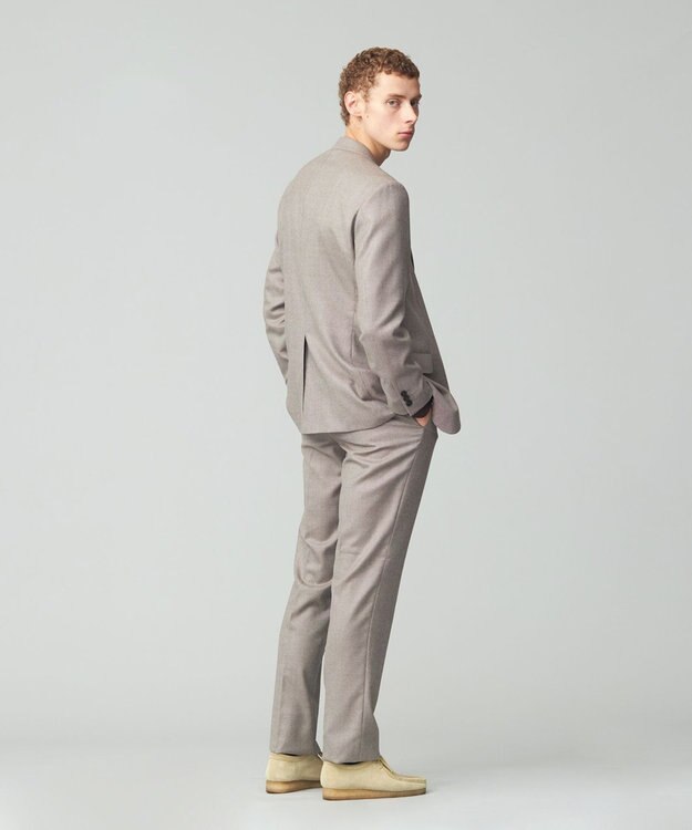 J.PRESS MEN 【定番 / セットアップ対応】マナードシルクホームスパン スラックス ベージュ系