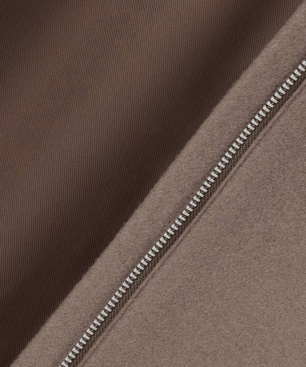 組曲 L ウールモッサ ショートコート ブラウン系