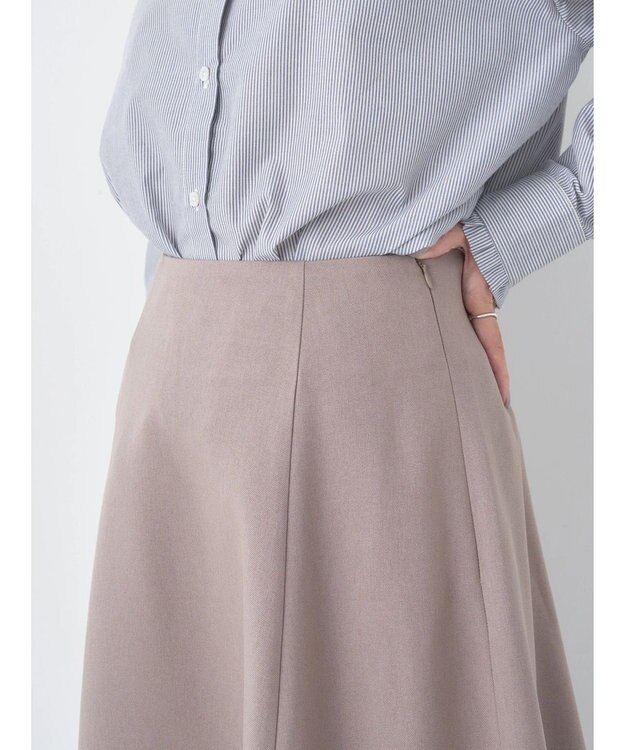 earth music&ecology すきな丈フレアスカート Beige