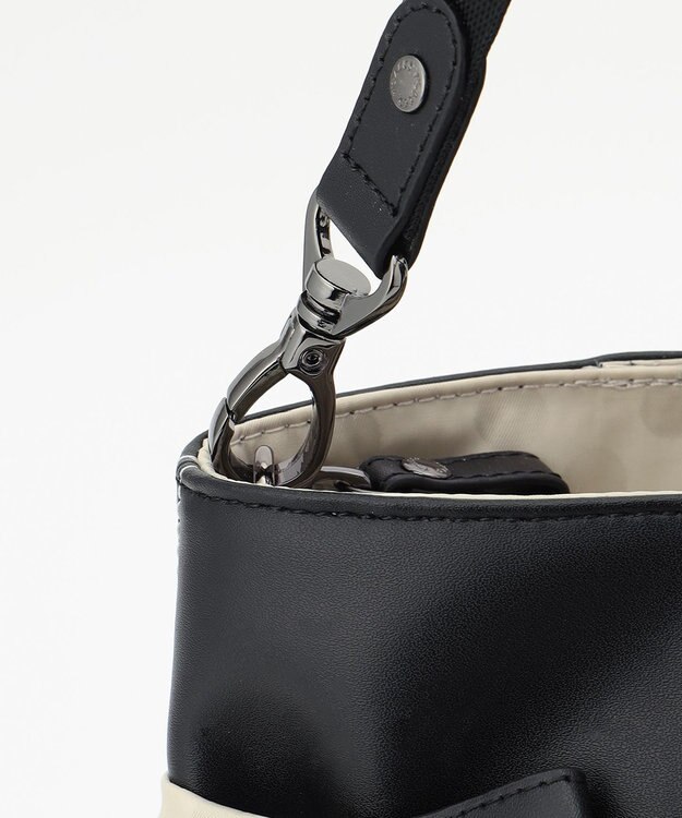 Y'SACCS Polka Dots　タックラウンド2WAYミドルトート グレージュ