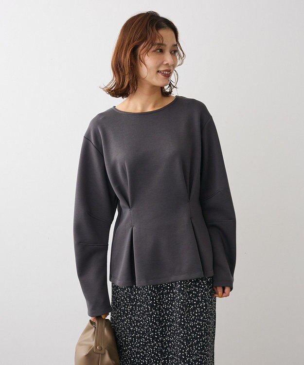 Green Parks ・ＳＵＧＡＲ　ＳＰＯＯＮ　フォルムスリーブプルオーバ Charcoal Gray