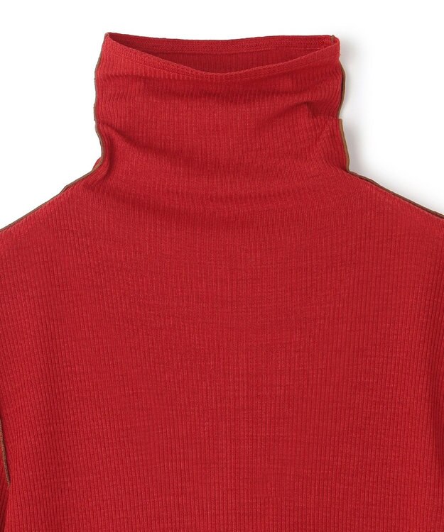 BEIGE， FORD / ハイネックトップス Red×D.Camel