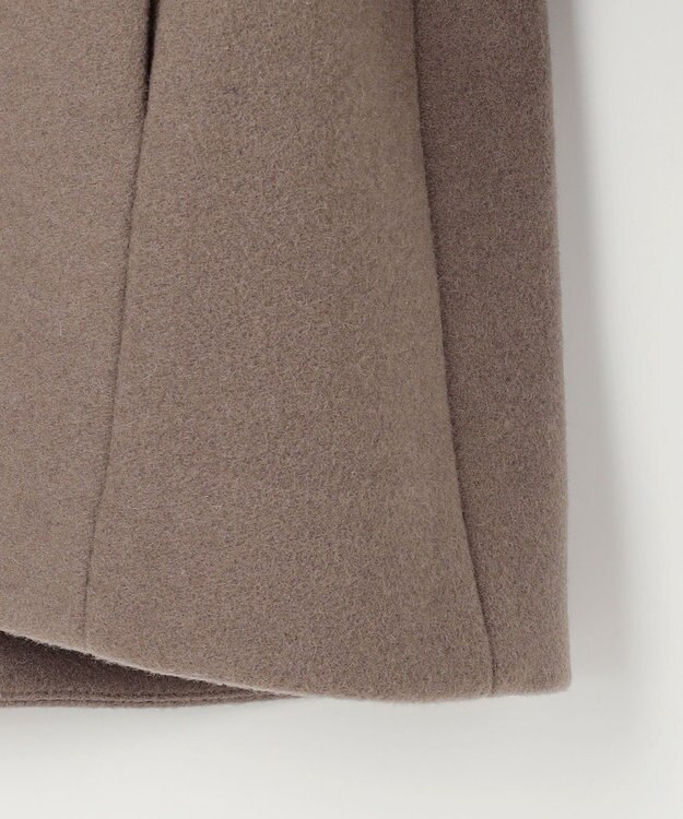 組曲 L ウールモッサ ショートコート ブラウン系