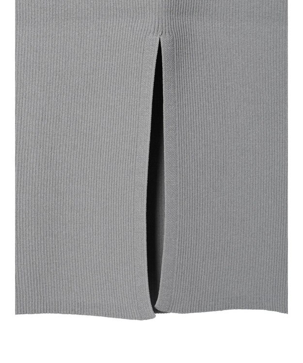 Green Parks リブニットワンピース Gray