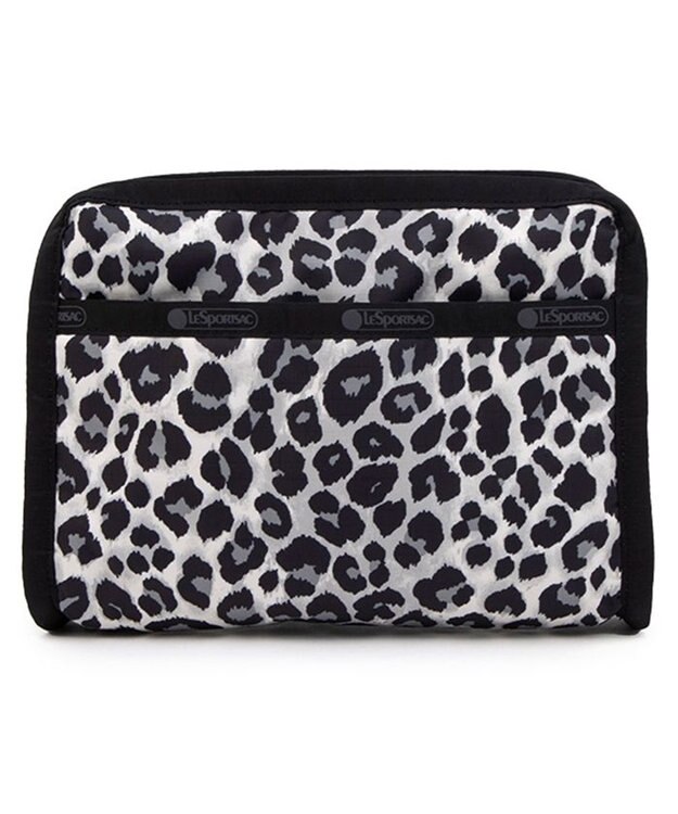 LeSportsac TECH ORGANIZER/ニュートラルレオパード