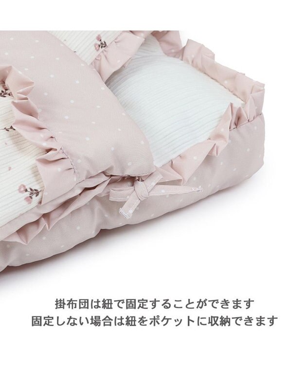 PET PARADISE ペットパラダイス ペット木製ベッド＆花柄布団 ベッド＆花柄布団セット