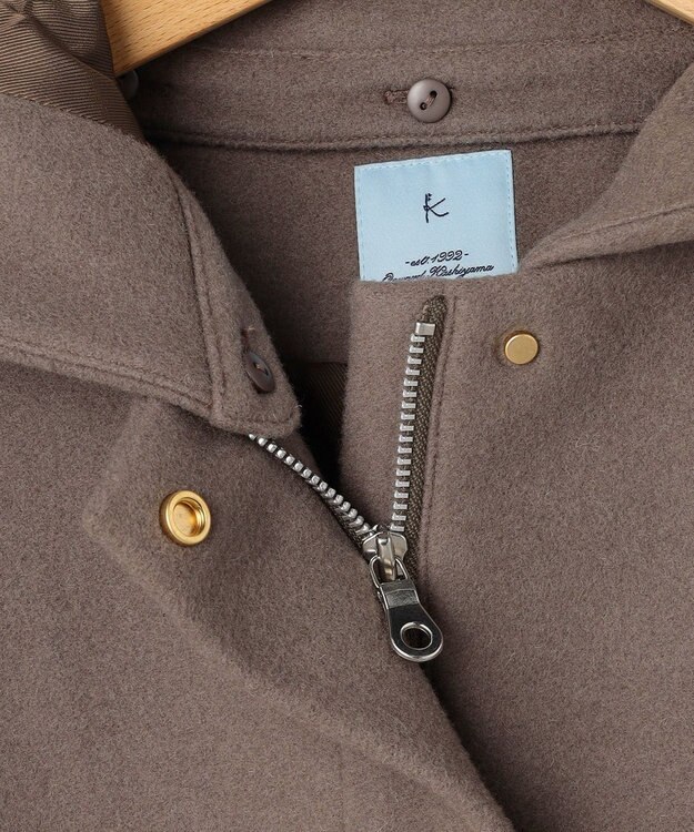 組曲 L ウールモッサ ショートコート ブラウン系