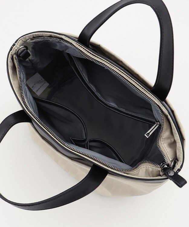 Y'SACCS Polka Dots　タックラウンド2WAYミドルトート アイボリー