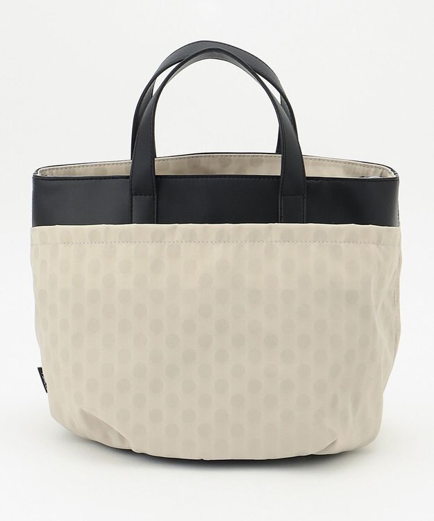 Y'SACCS Polka Dots　タックラウンド2WAYミドルトート アイボリー