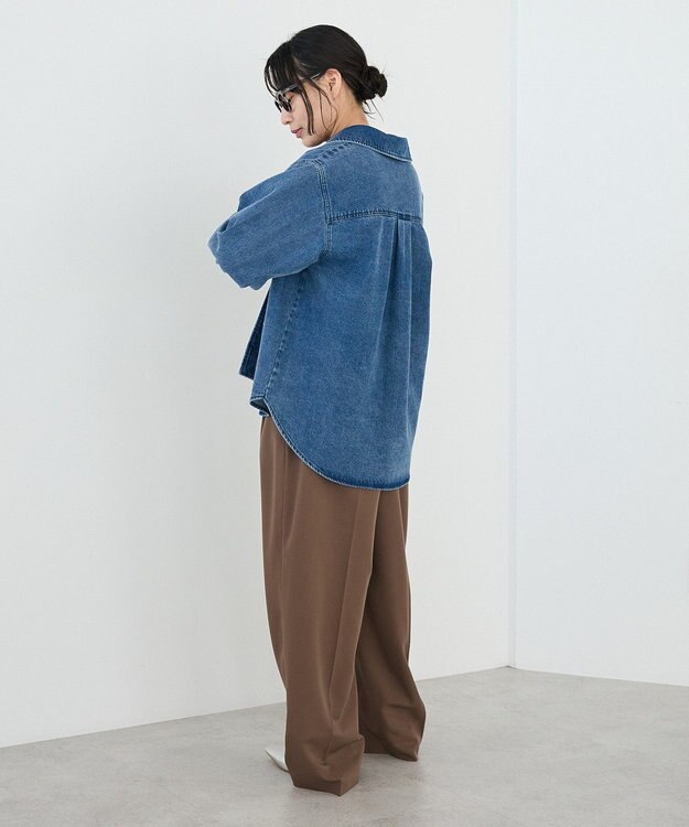 CRAFT STANDARD BOUTIQUE ワークシャツブルゾン Indigo