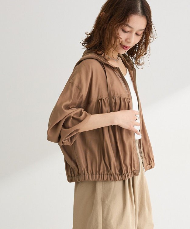 Green Parks シアーマウンテンパーカー Brown