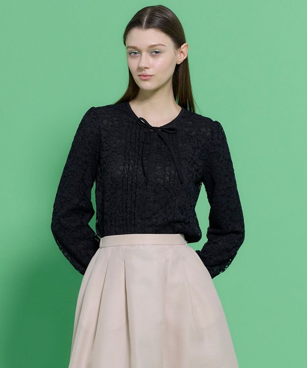 TOCCA GARDEN OF LACE BLOUSE ブラウス ブラック系