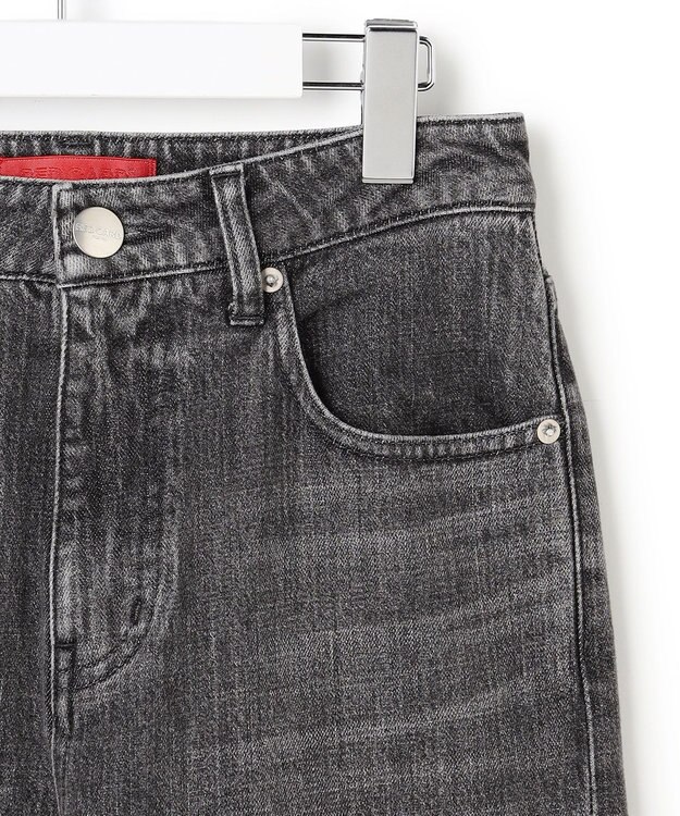 23区 【滝沢眞規子さん着用/RED CARD TOKYO×23区】 センタープレス デニム ワイド パンツ グレー系