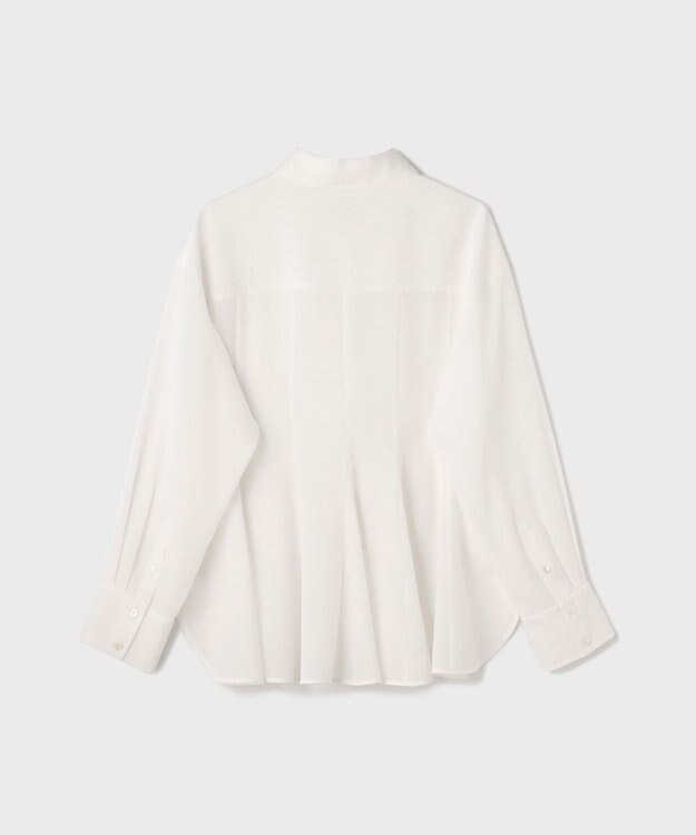 GRACE CONTINENTAL バックフレアシャツ ホワイト