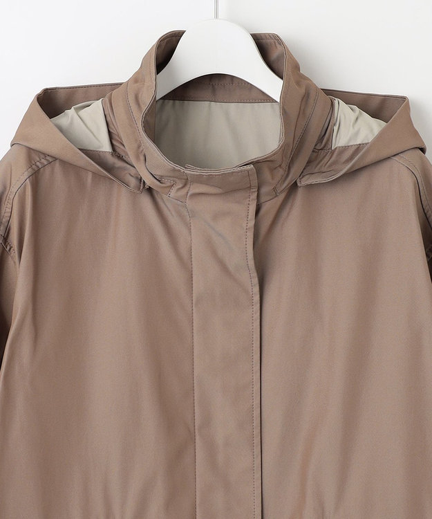 自由区 【XSサイズ～/2WAY/撥水加工】リバーメモリー マウンテンパーカー ブラウン系
