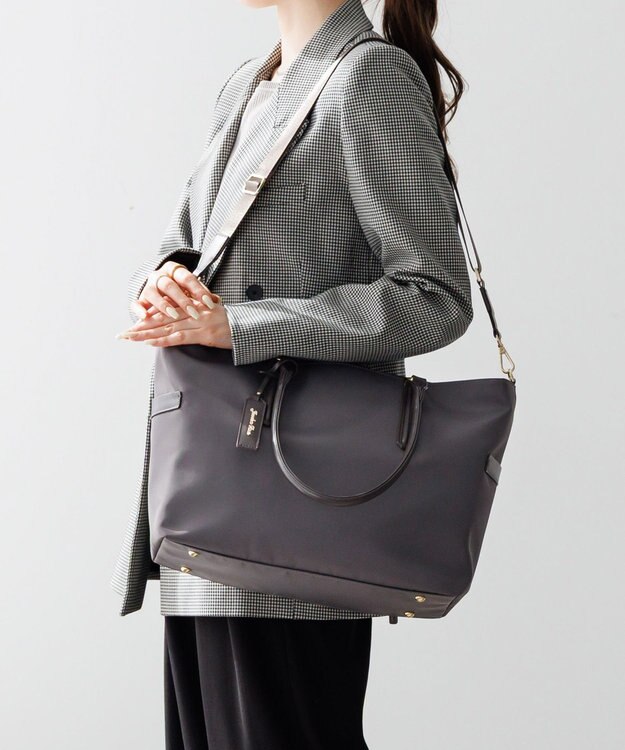 ACE BAGS & LUGGAGE Jewelna Rose グレタ ナイロントートバッグ A4 16251 ジュエルナローズ ダークグレー