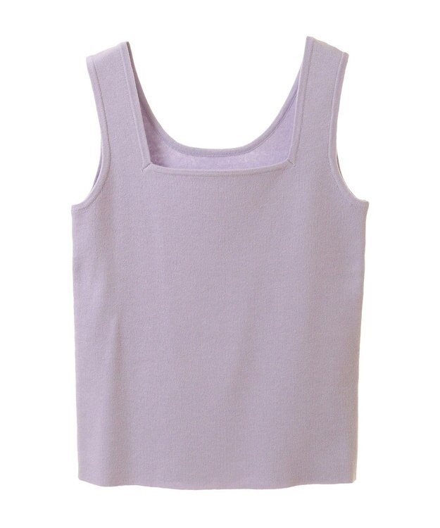 AMERICAN HOLIC 総針スクエアタンクトップ Purple
