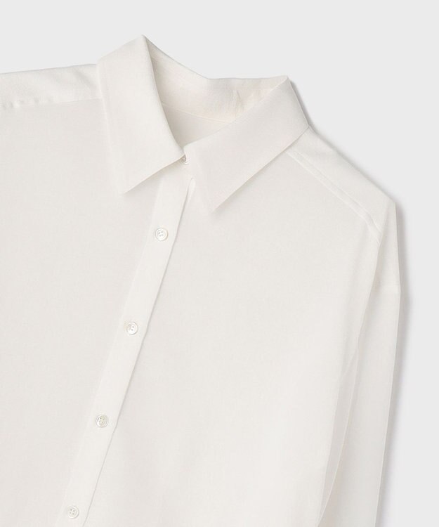 GRACE CONTINENTAL バックフレアシャツ ホワイト