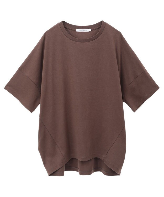 AMERICAN HOLIC 【新色追加】【接触冷感】コクーンシルエットカットソー Brown
