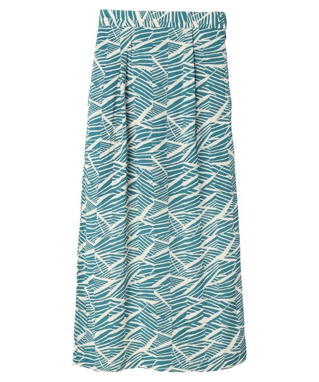 Green Parks ＫＢＦ　アフリカ柄スカート Blue Green