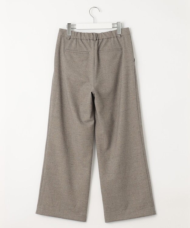 J.PRESS LADIES 【洗える】チェルビック セミワイド パンツ ベージュ系