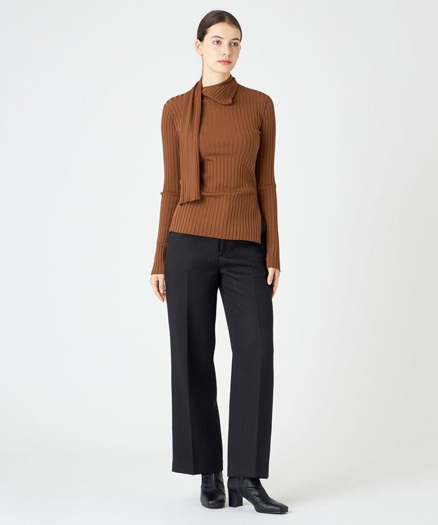 BEIGE， 【WEB限定】RUBIS / スカーフデザイントップス Camel