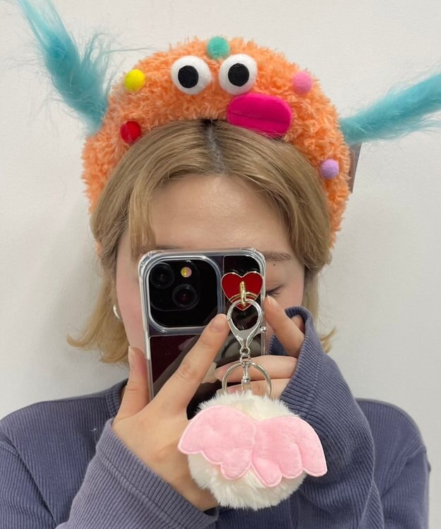 WEGO ゆきんこモンスターぬいぐるみキーホルダー ホワイト