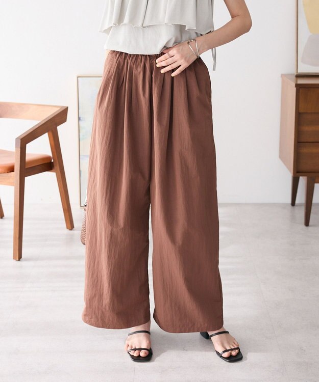 CRAFT STANDARD BOUTIQUE コクーンカラーパンツ Brown