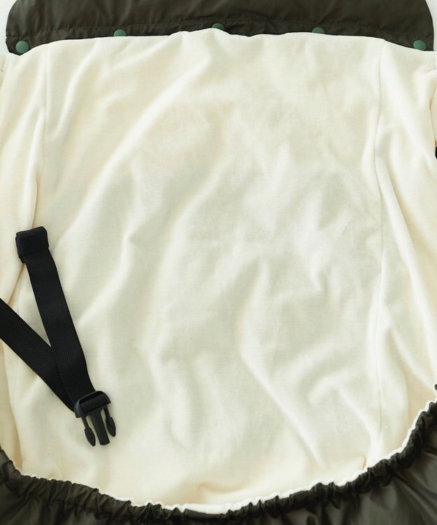 KWD 【簡易ギフト包装・日本製】BABY DOWN CAPE グリーンダウン ベビーダウンケープ ブラウン