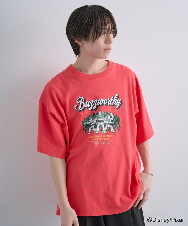 Green Parks トイストーリー／ウ゛ィンテージ風Ｔシャツ Red