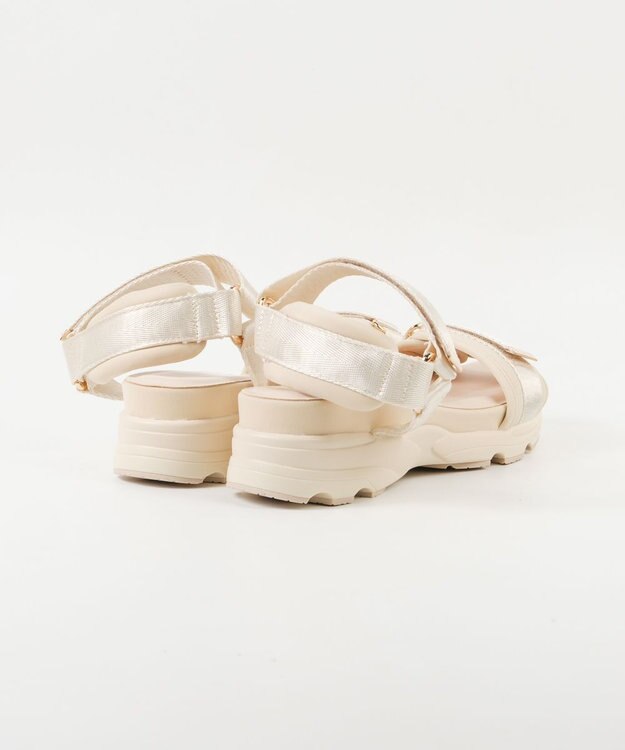 BONTRE 【pied du lapan/ピエドラパン】ベルクロスポーツサンダル/50721ZI アイボリー