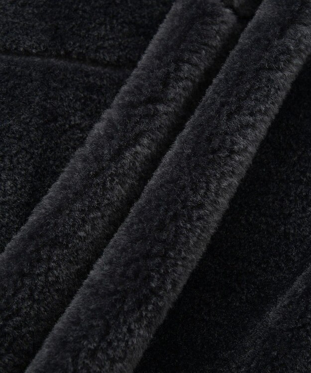 AMERICAN HOLIC スタンドベア風ボアコート Charcoal Gray