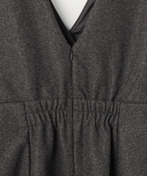 ANY SIS 【2SET】ジャンパースカート × ニット セット チャコール×アイボリー