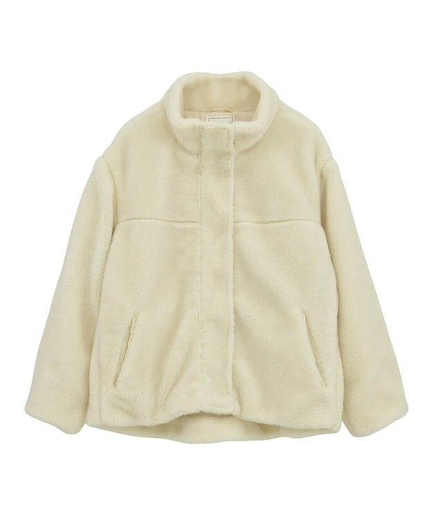 AMERICAN HOLIC スタンドベア風ボアコート Ivory