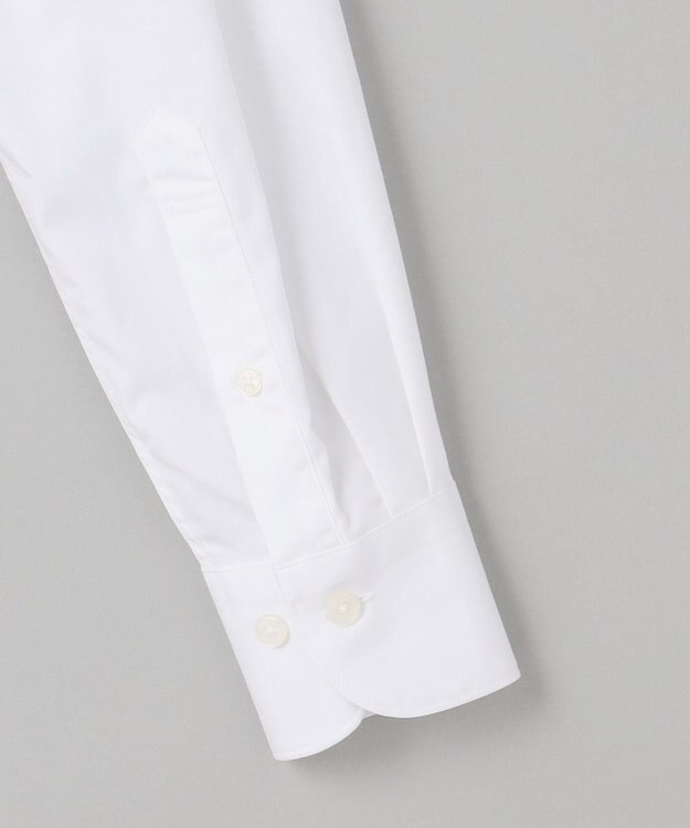 GOTAIRIKU 【形態安定】PREMIUMPLEATS_スナップダウン 通年ドレスシャツ(26年モデル) ホワイト系