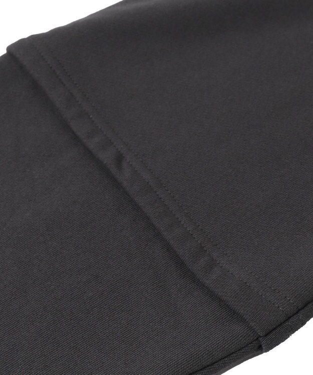 WEGO 【ユニセックス着用ITEM】ダメージアップリケレイヤードZIPパーカー スミクロ