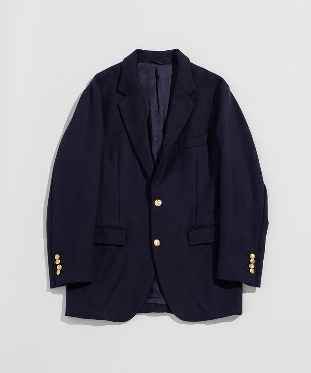 LENO NAVY BLAZER《UNISEX》ネイビーブレザー金ボタンジャケット NAVY