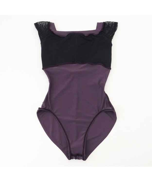 Chacott 【AKANE TAKADA】フレンチスリーブレオタード ブラックベリー