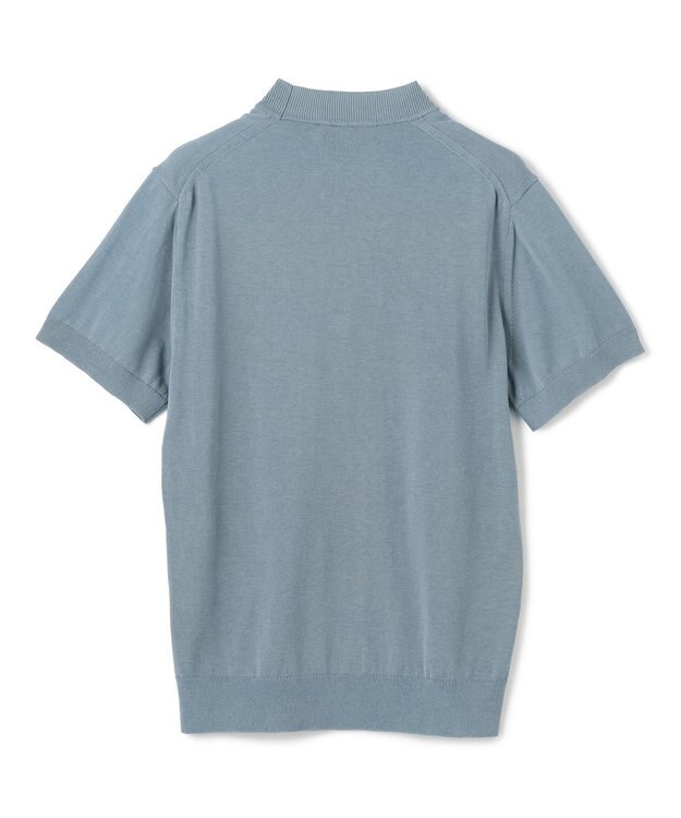 JOSEPH HOMME 【HIGH GRADE LINE】シルクコットン　モックネックニット スカイブルー系