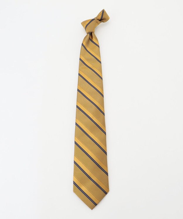 J.PRESS MEN 【STRUCTURE MIX COLLECTION】レジメンタル  ネクタイ イエロー系1