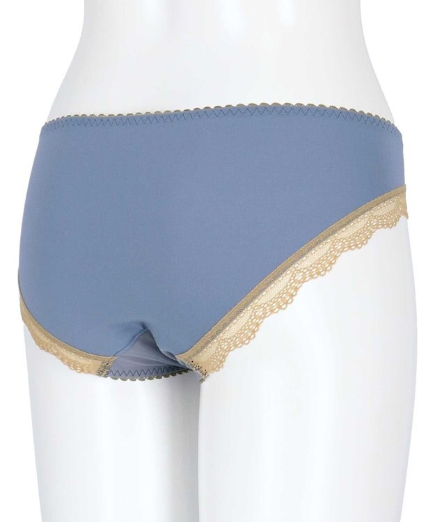 AMPHI ショーツ 【Glama-Rich グラマリッチ 脇スッキリタイプ】 BYJ603とペア アウターにひびきにくい(裾) PYJ103 アンフィ／ワコール ブルー