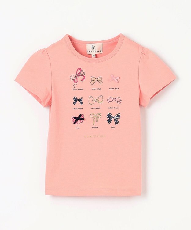 組曲 KIDS 【110-140㎝】Ruban Tシャツ ピンク系