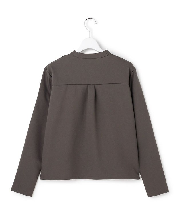 ICB ライトストレッチアムンゼン Vネックカットソー チャコール