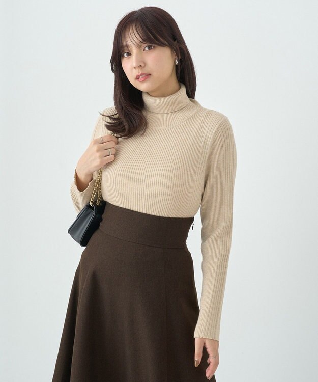 DOLCE & GABBANA ラメハイネックニット ブラウン F*YC134 DOLCE & GABBANA ラメハイネックニット ブラウン F*YC134