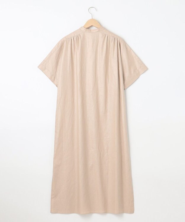 SHARE PARK LADIES フレンチスリーブガウンワンピース ベージュ系