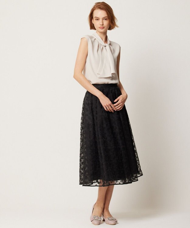 TOCCA 【消臭】PROMIS RIBBON WISH ブラウス ベージュ系