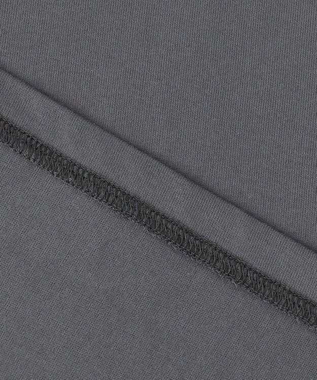 ICB 【接触冷感・UVケア・洗える】ロゴＴＥＥ カットソー チャコールグレー系