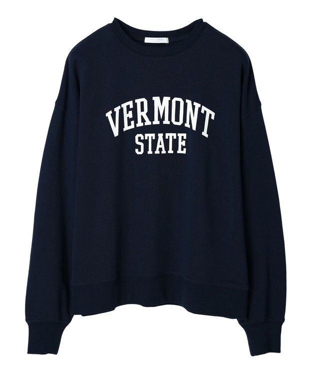 Green Parks アソートロゴ裏毛プルオーバー Navy