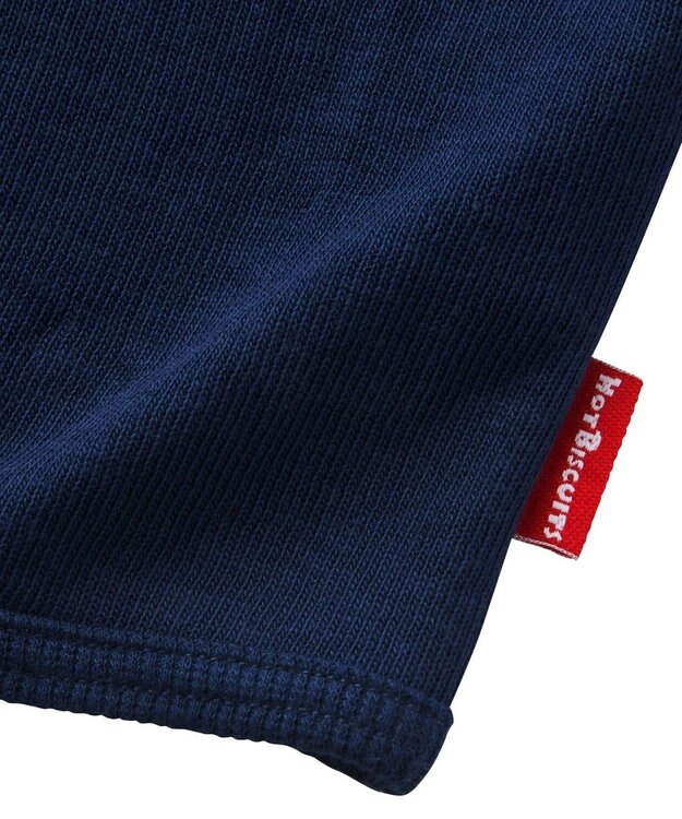 MIKI HOUSE HOT BISCUITS 【70-110cm】 接結天竺素材 ベスト 紺