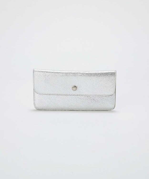 TOPKAPI 【Breath TOPKAPI】ELAN エラン シュリンクレザー 長財布 /10ポケット/薄型/軽量 シルバー